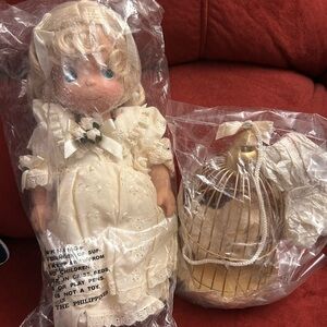 Precious Moments 2003 Tabby Learns a Lesson Doll NWT Rare